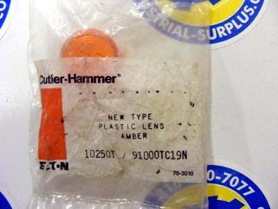<B>Cutler-Hammer - </B>10250TC19N Plastic Lens Amber